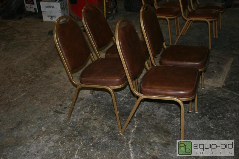 lot 1440 image: Lot includes set of 4 banquet chairs...