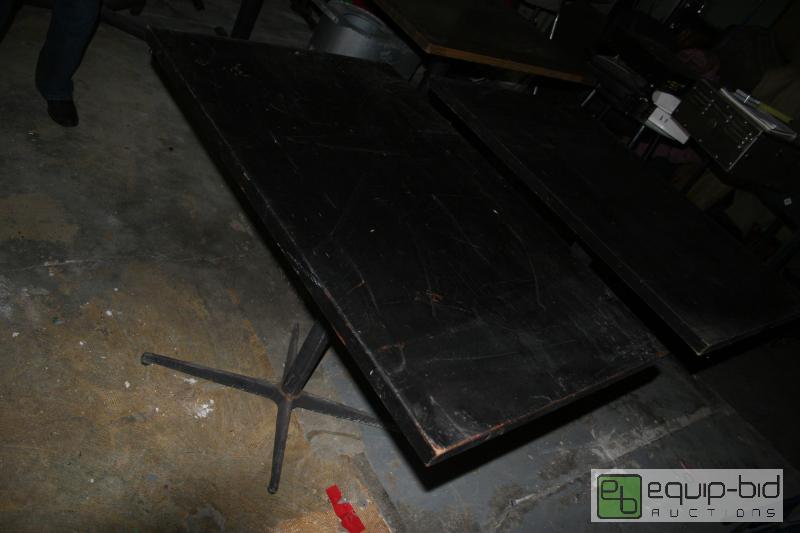 lot 1455 image: Black Dining Table 42&quotx30&quotx29&quot...