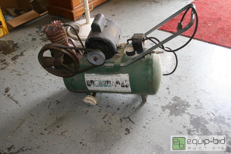 lot 1611 image: Campbell Hausfeld Air Compressor General Elec...