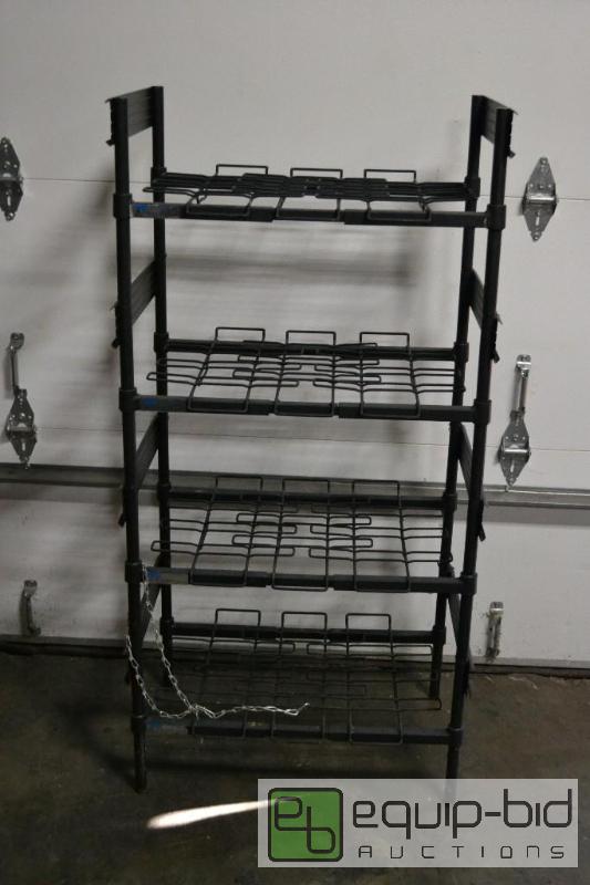 lot 104 image: Soda Box Rack27 Inches Wide by 17 Inches Deep...