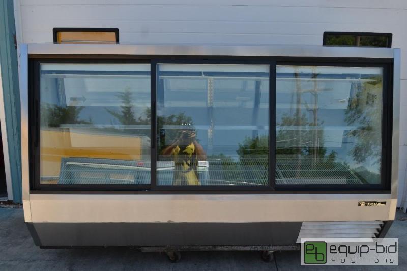 lot 38 image: True 8 Glass Display CoolerModel #TDB-96-6Se...