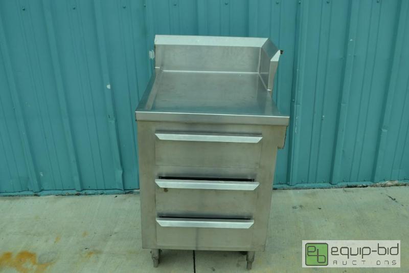 lot 54 image: Stainless Steel Cabinet with Work Top24 Inche...