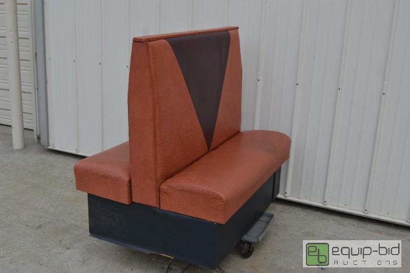lot 89 image: Vinyl Double Booth48 Inches WidePictured on C...