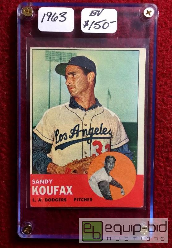 lot 1005 image: 1963 SANDY KOUFAX BOOK VALUE $150