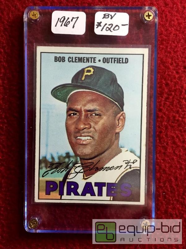 lot 1006 image: 1967 ROBERTO CLEMENTE BOOK VALUE $120