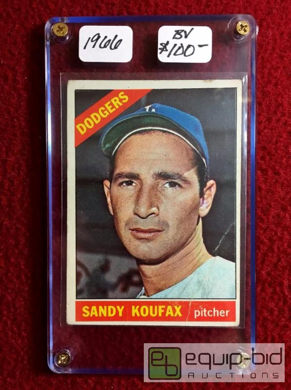 lot 1007 image: 1966 SANDY KOUFAX BOOK VALUE $100