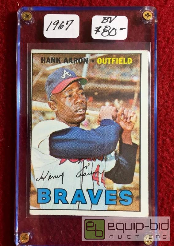 lot 1009 image: 1967 HANK AARON BOOK VALUE $80