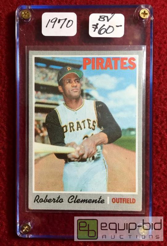 lot 1012 image: 1970 ROBERTO CLEMENTE BOOK VALUE $60