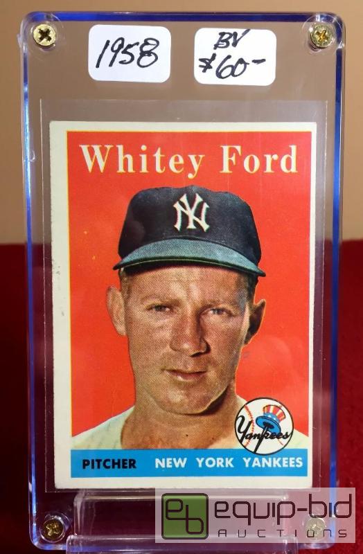 lot 1014 image: 1958 WHITEY FORD BOOK VALUE $60 AMAZING CONDITION