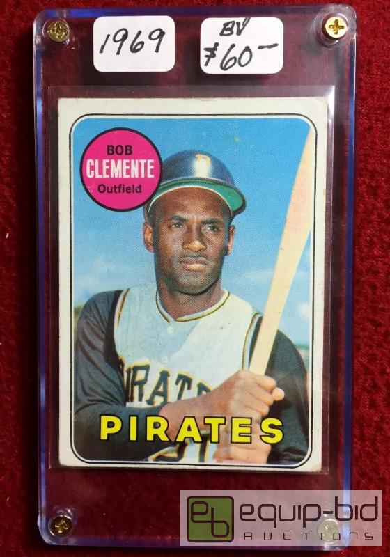 lot 1015 image: 1969 ROBERTO CLEMENTE BOOK VALUE $60