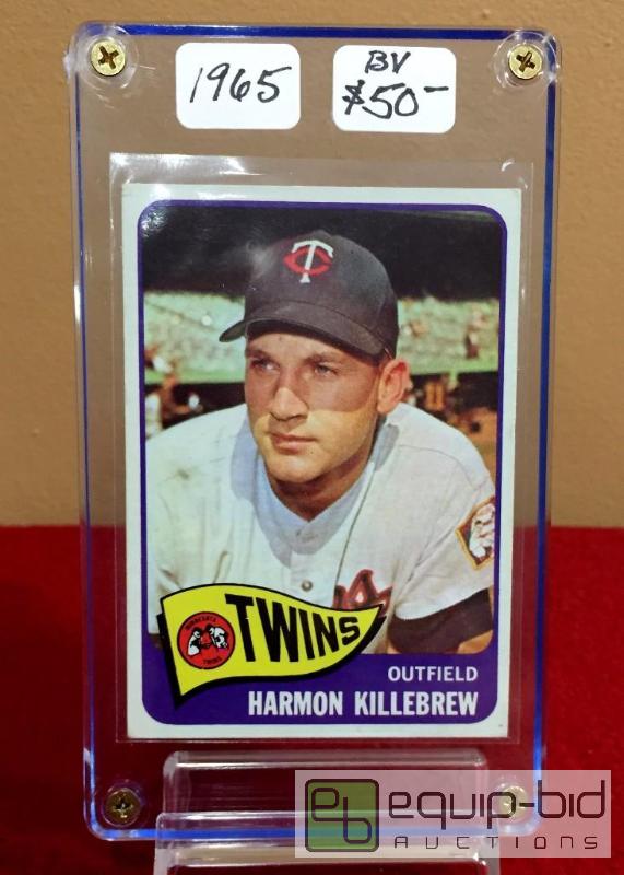 lot 1036 image: 1965 HARMON KILLEBREW BOOK VALUE $50