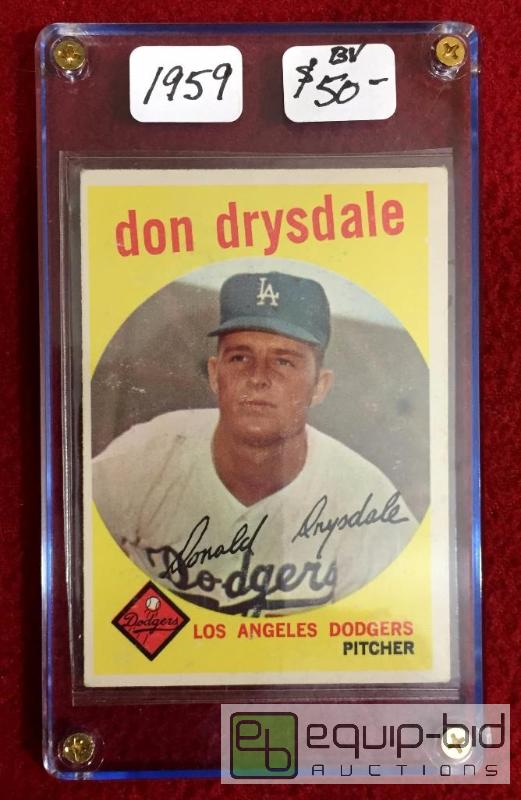 lot 1037 image: 1959 DON DRYSDALE BOOK VALUE $50