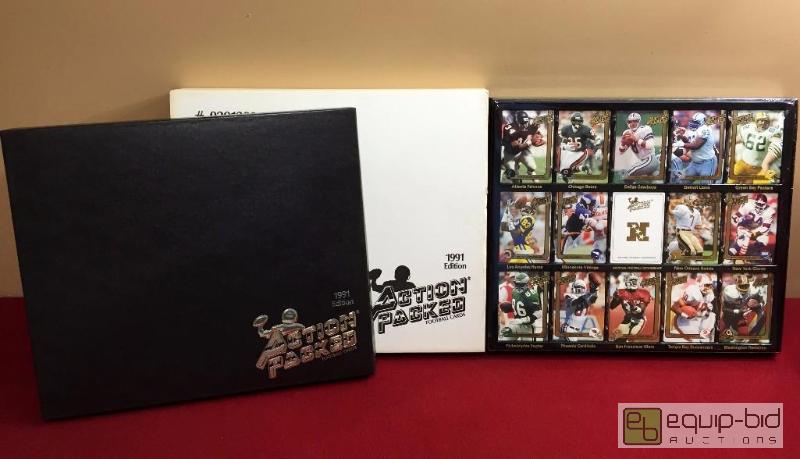 lot 1073 image: FACTORY SEALED 1991 ACTION PACKED - AMAZING DISPLAY BOX SET 291 CARDS