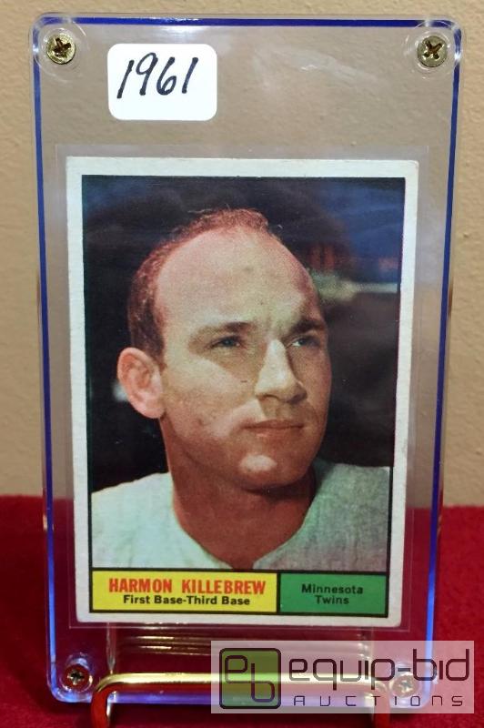 lot 1087 image: 1961 TOPPS HARMON KILLEBREW CARD