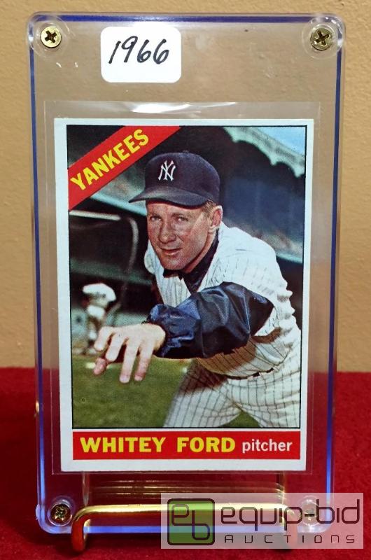 lot 1089 image: 1966 WHITEY FORD&nbspCARD  AMAZING CONDITION...