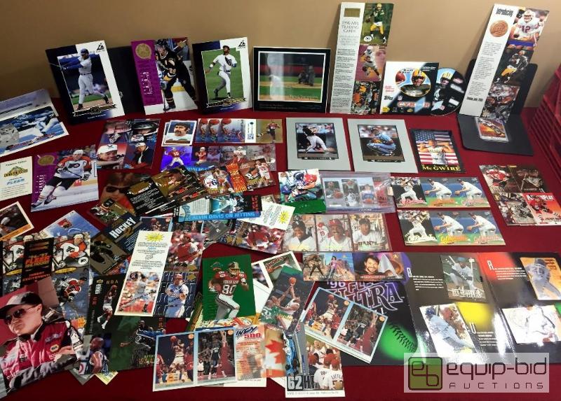 lot 1111 image: PROMO CARD LOT $500  LARGEST LOT EVER TONS OF STARS - MUST SEE