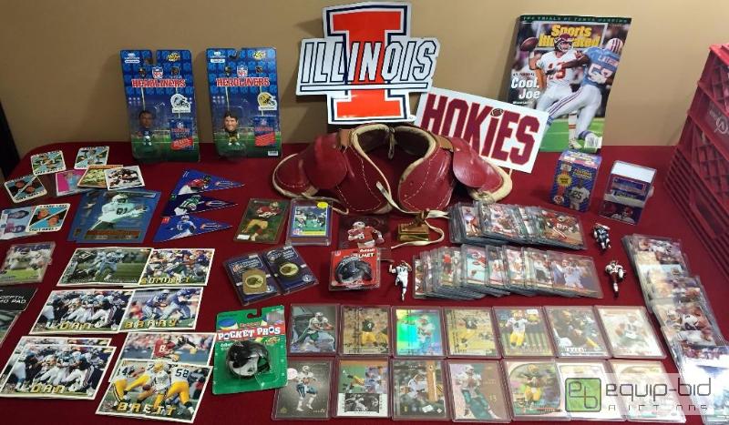 lot 1145 image: INCREDIBLE LOT OF MISC. FOOTBALL COLLECTIBLES - MUST SEE - JAM PACKED