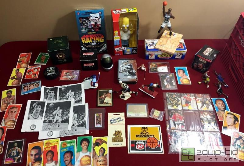 lot 1146 image: INCREDIBLE LOT OF MISC. SPORTS COLLECTIBLES  MUST SEE PICS - JAM PACKED