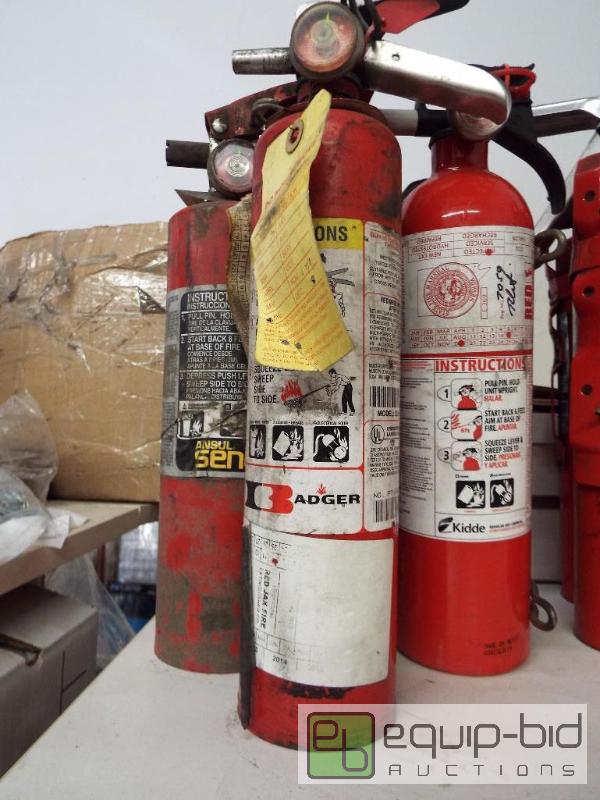 lot 1049 image: Misc&nbspBrand Lot of Fire Extinguishers   S...