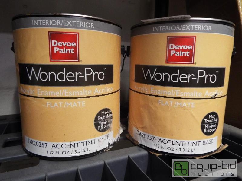 lot 5532 image: Devoe&nbspPaint Lot&nbsp   Qty 2 Gallons&nb...