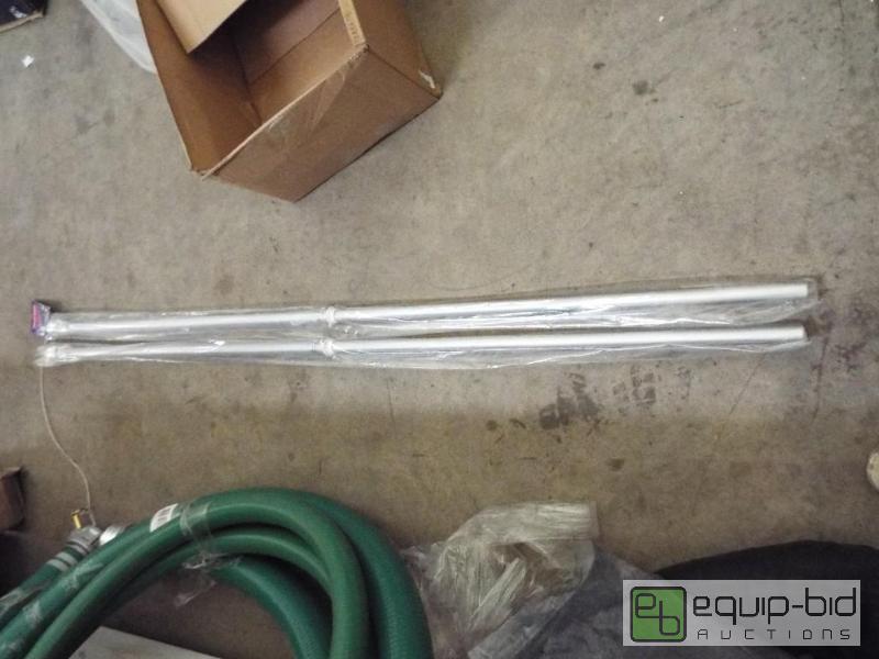 lot 5634D image: 6 1 Piece Brushed Aluminum Flag Pole    Qty ...