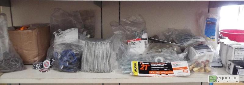 lot 5643 image: Hardware Lot    Staples   Nails   Bolts  Scre...