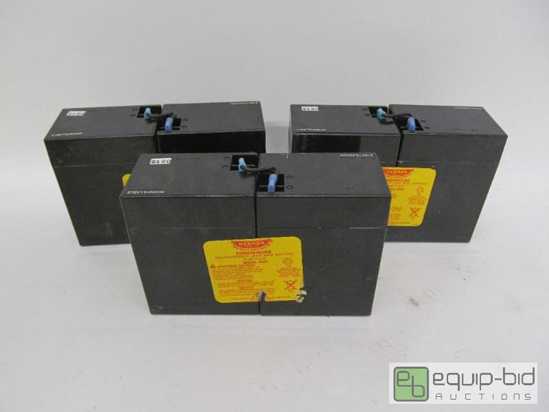 lot 5646 image: Powerhouse Batteries    Qty 3   12 Volts  Mod...