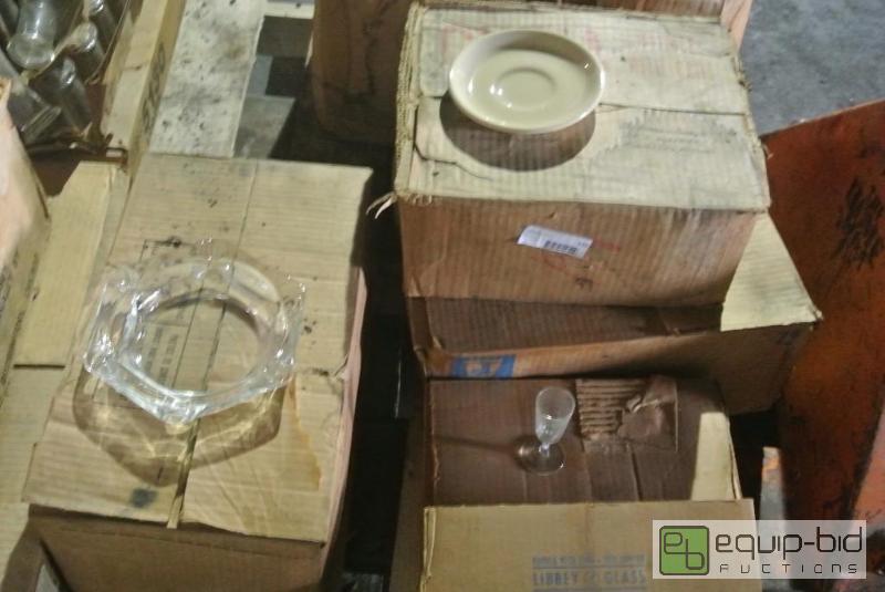 lot 120 image: Lot of Three Boxes of Misc. Glassware