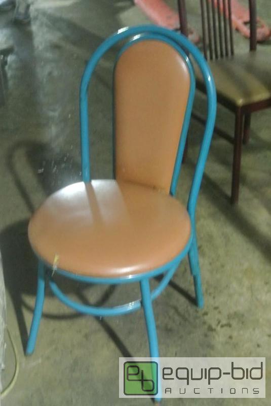 lot 643 image: (10) Steel Frame Chairs