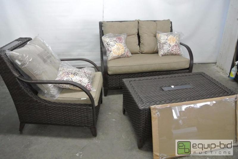 lot 2044 image: Ty Pennington 3pc Outdoor Lounge Set