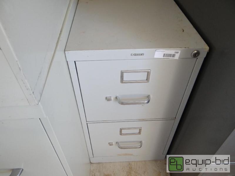 lot 169 image: 2 dr file cabinet....