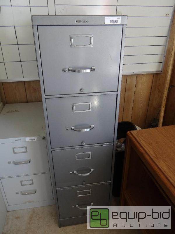 lot 170 image: 4 dr file cabinet....