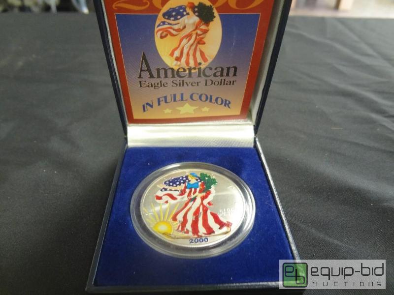 lot 1 image: Beautiful In Color Sterling Collectors Coin...