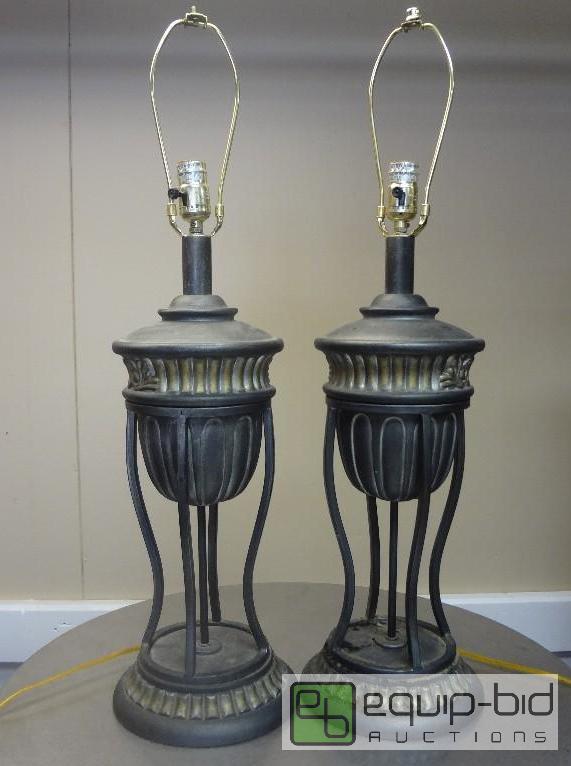 lot 105 image: Really Nice Pair of Lamps...