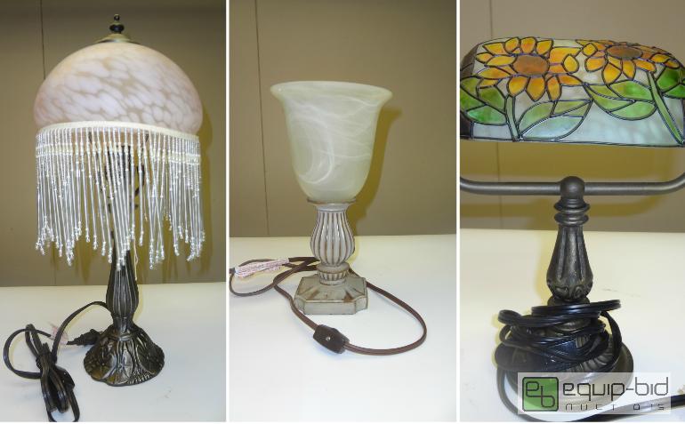 lot 106 image: Lot of 3 Cool Lamps...