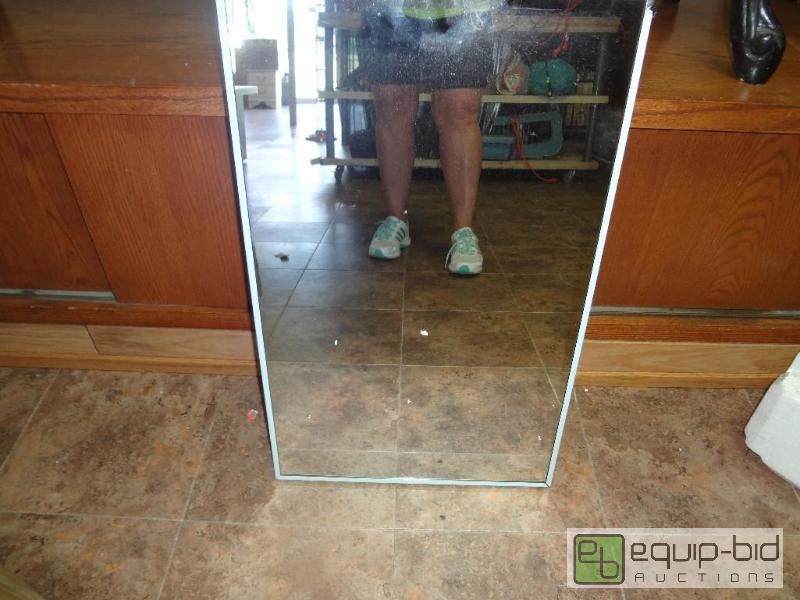 lot 131 image: Mirrored Bathroom Vanity...