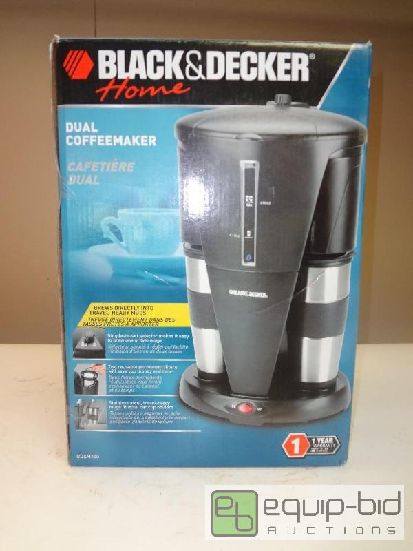 lot 134 image: Black and Decker Coffee Single Cups Maker...