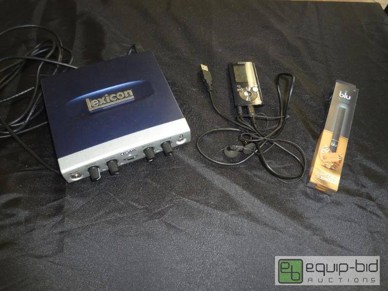 lot 144 image: Lexicon Monitor, MP3 and E-Cig Lot...