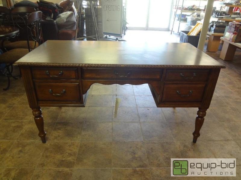 lot 2 image: Amazing Ashley Inlay Desk with&nbsporiginal ...