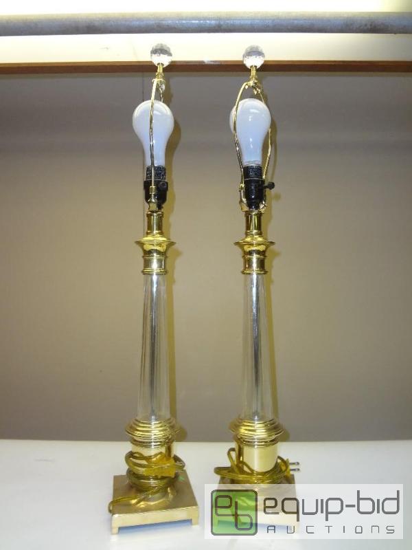 lot 301 image: Pair of Working Lamps no Shades...