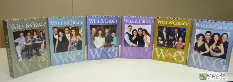 lot 319 image: Will and Grace Season Dvds...