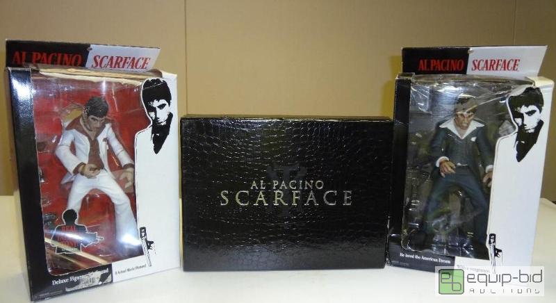 lot 321 image: Scarface DvdFigurine Lot The World is Yours...
