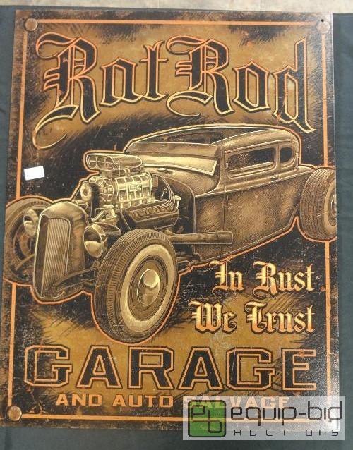 lot 330 image: Man Cave Metal Sign Repop...