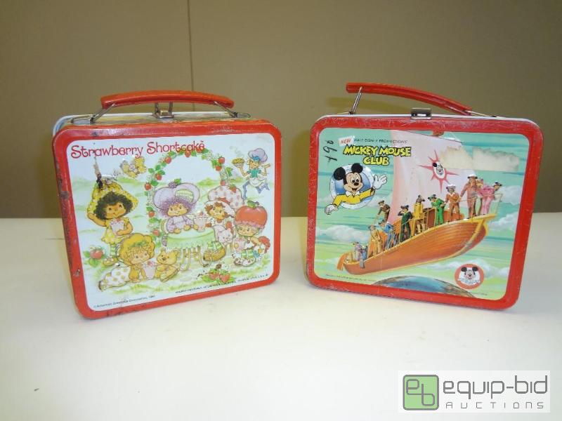lot 36 image: Pair of Vintage Lunch Boxes...