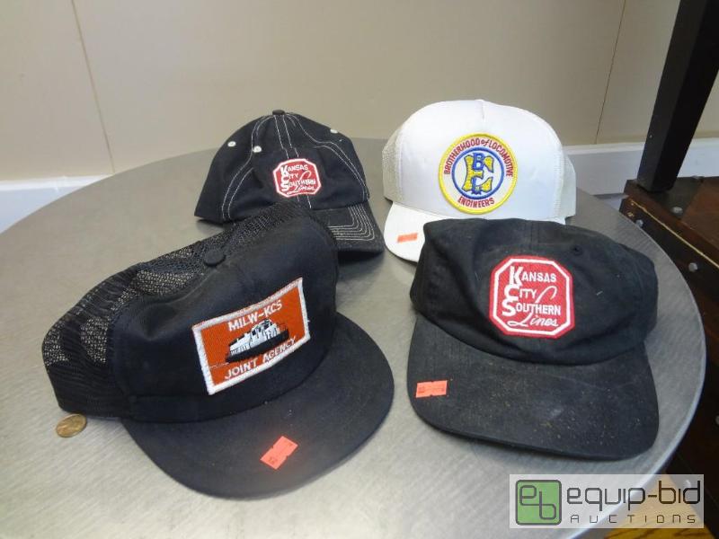 lot 53 image: Retro Train Hats...