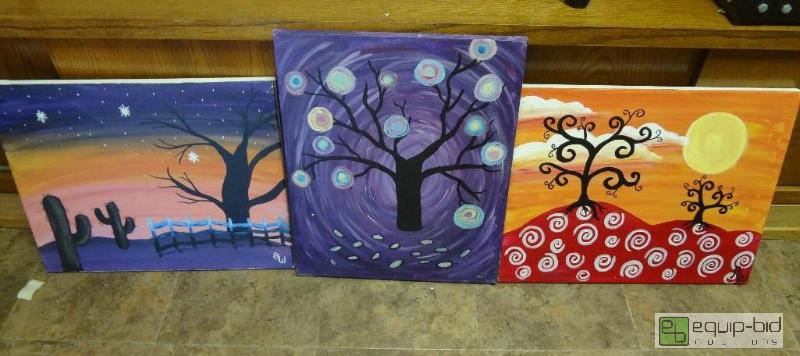 lot 68 image: Local Artist Hand done Paintings...