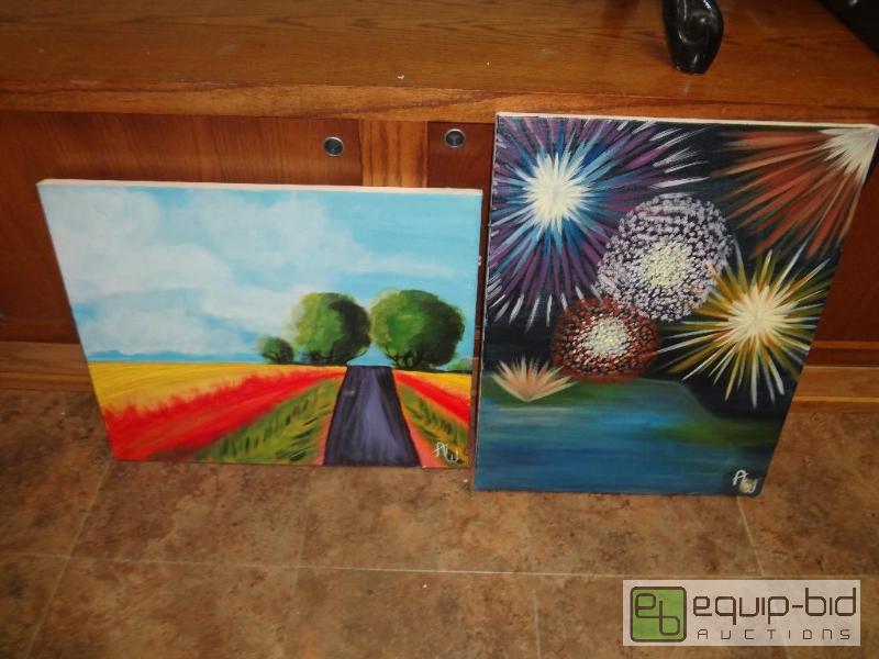 lot 69 image: Local Artist Hand done Paintings...