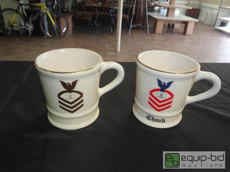 lot 85 image: Pair of Military Coffee Mugs...