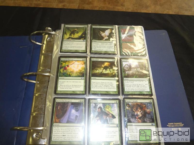 lot 93 image: Binder full of Magic The Gathering Cards 250 ...