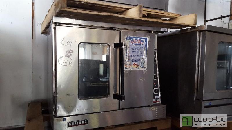 lot 1013 image: Garland full size convection oven  Master sty...